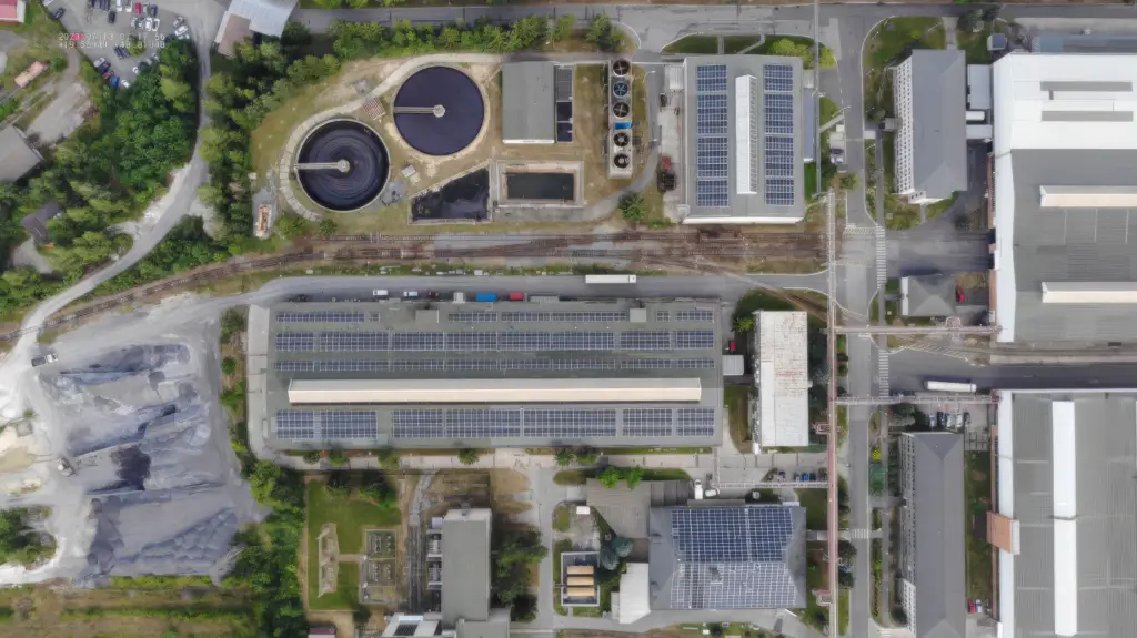 Größte Dach-PV-Anlage der Slowakei.
